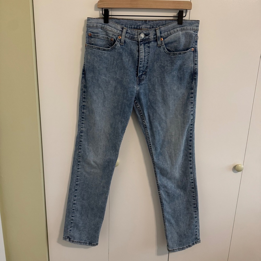 Levis 511 Slim Fit Mens Jeans 34x30 Medium Wash Blue Denim 04511-3623